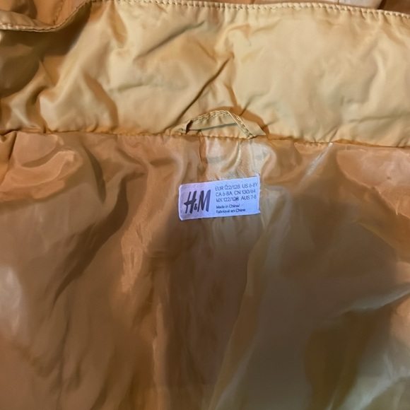 H&M chill tricolor removable hood windbreaker 6-8Y - Picture 4 of 7